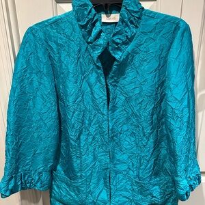 Chico's Vibrant Turquoise Jacket